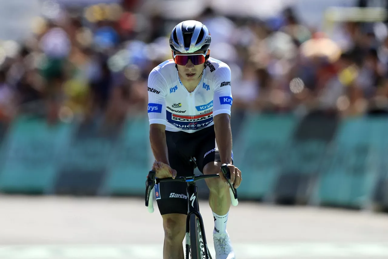 Remco Evenepoel, 2024ko Frantziako Tourrean. Argazkia: EFE.