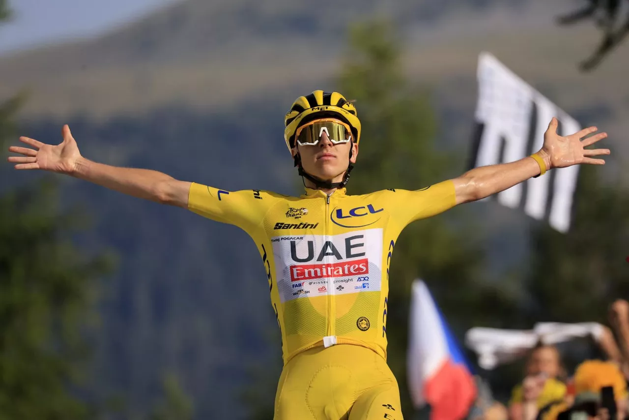 Tadej Pogacar Frantziako Tourra etapa 20