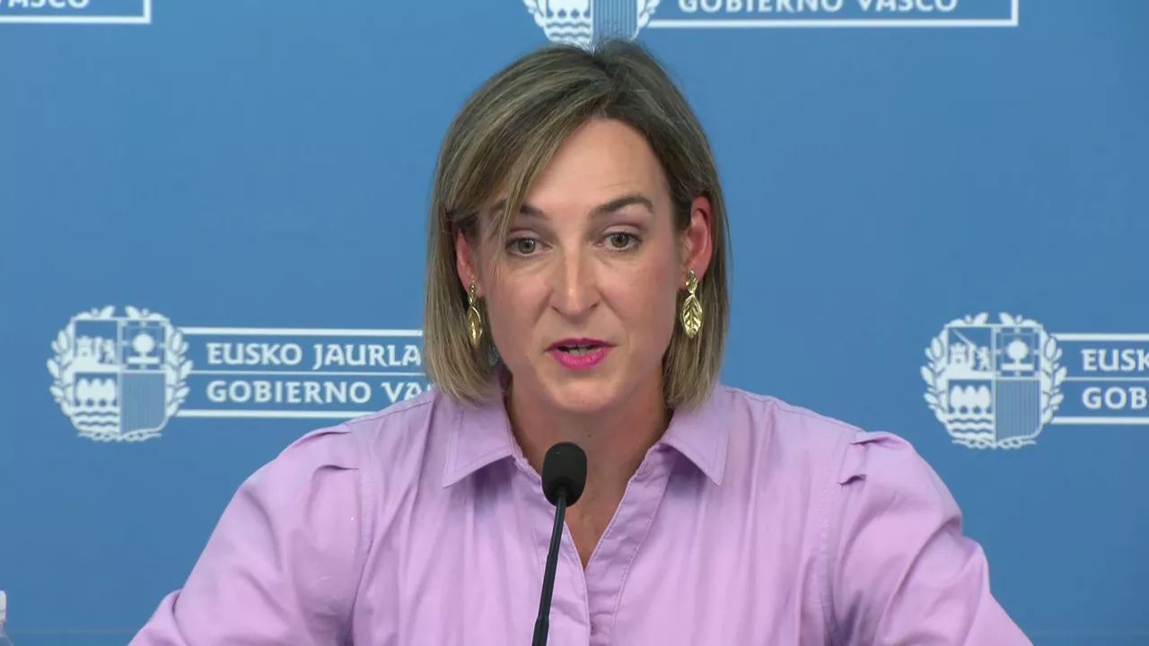 La portavoz del Gobierno Vasco, Maria Ubarretxena