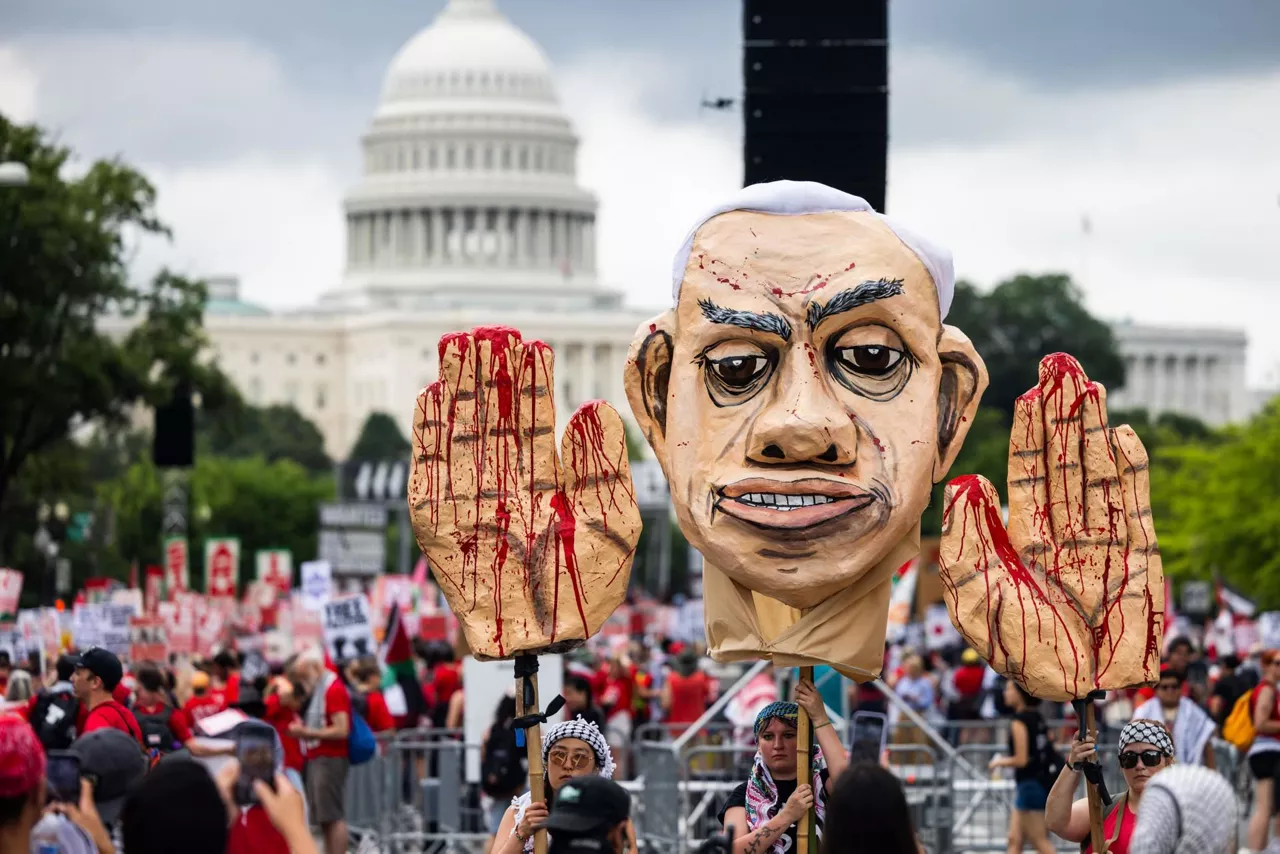 protestas-Washington-Netanyahu-efe