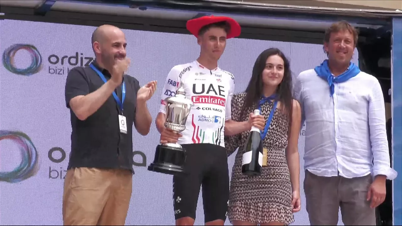 Jan Christen (UAE) ganó la edición de 2024. Foto: EITB Media.