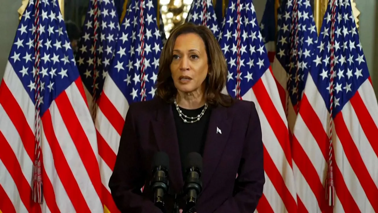 La vicepresidenta de Estados Unidos, Kamala Harris 
