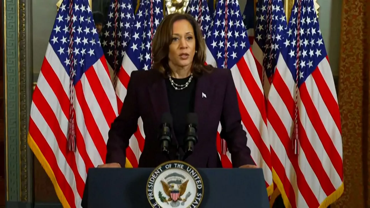 Kamala Harris AEBko presidenteordea