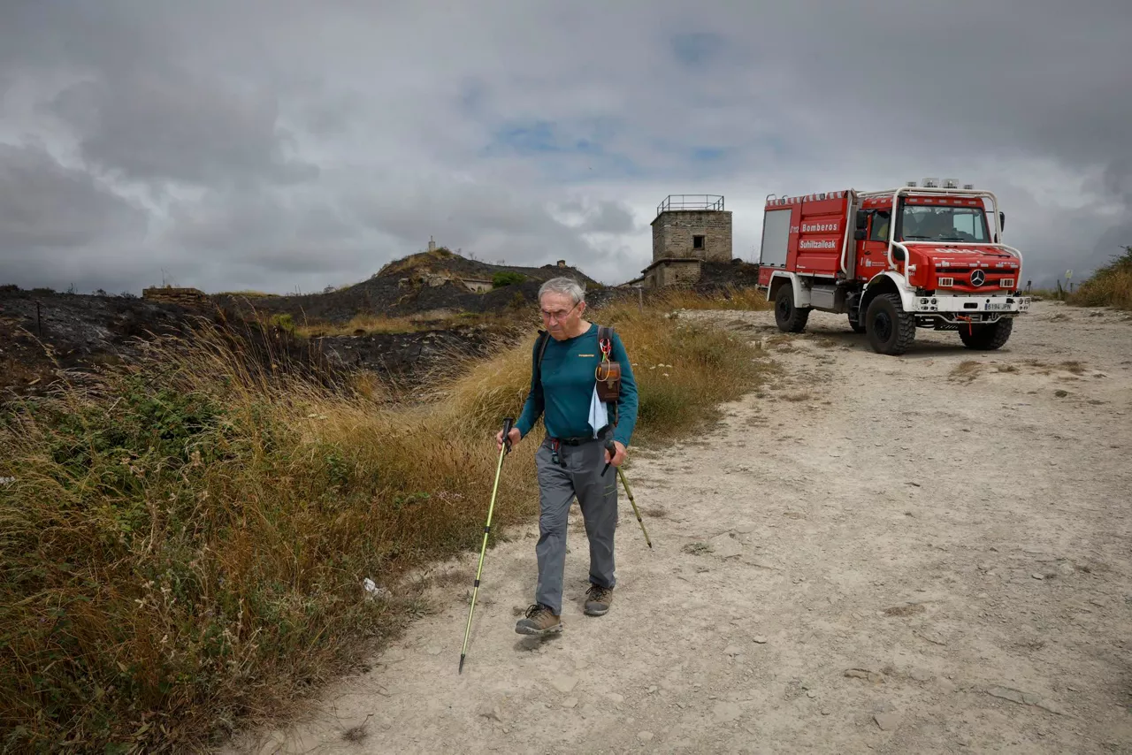 Incendio Navarra sutea Nafarroa