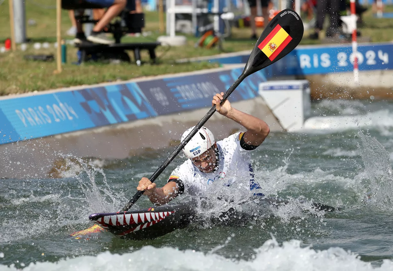 Pau Echaniz en los Juegos Olímpicos. Foto: EFE