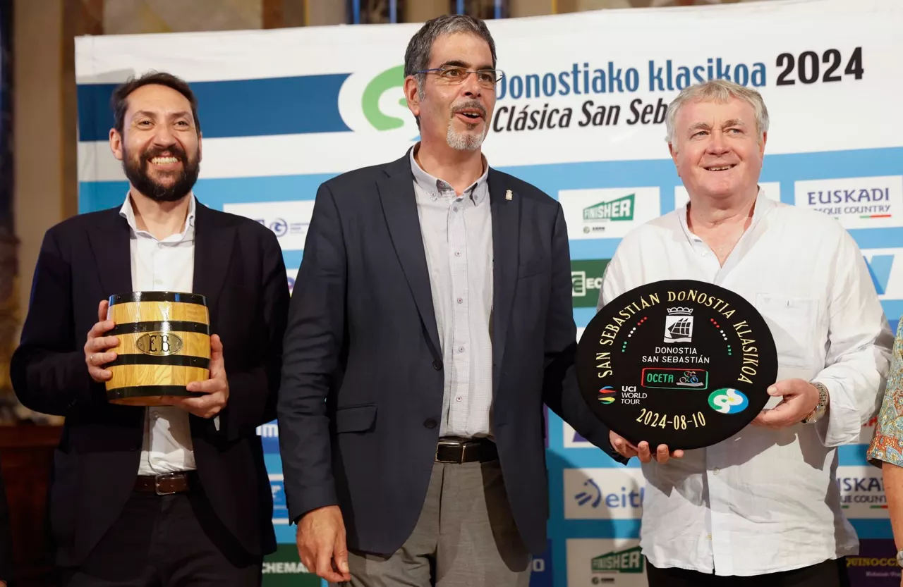 Donostiako Klasikoa aurkezpena Eneko Goia eta Julian Eraso