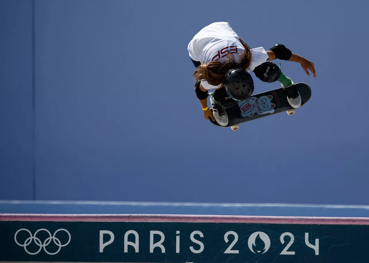Naia Laso, en pleno esfuerzo. Foto: EFE