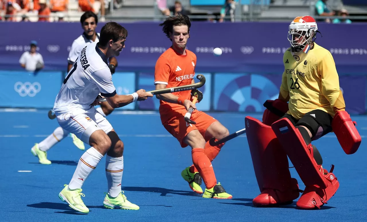 Chefo Basterra, finalerdiko jokaldi batean. Argazkia: EFE.