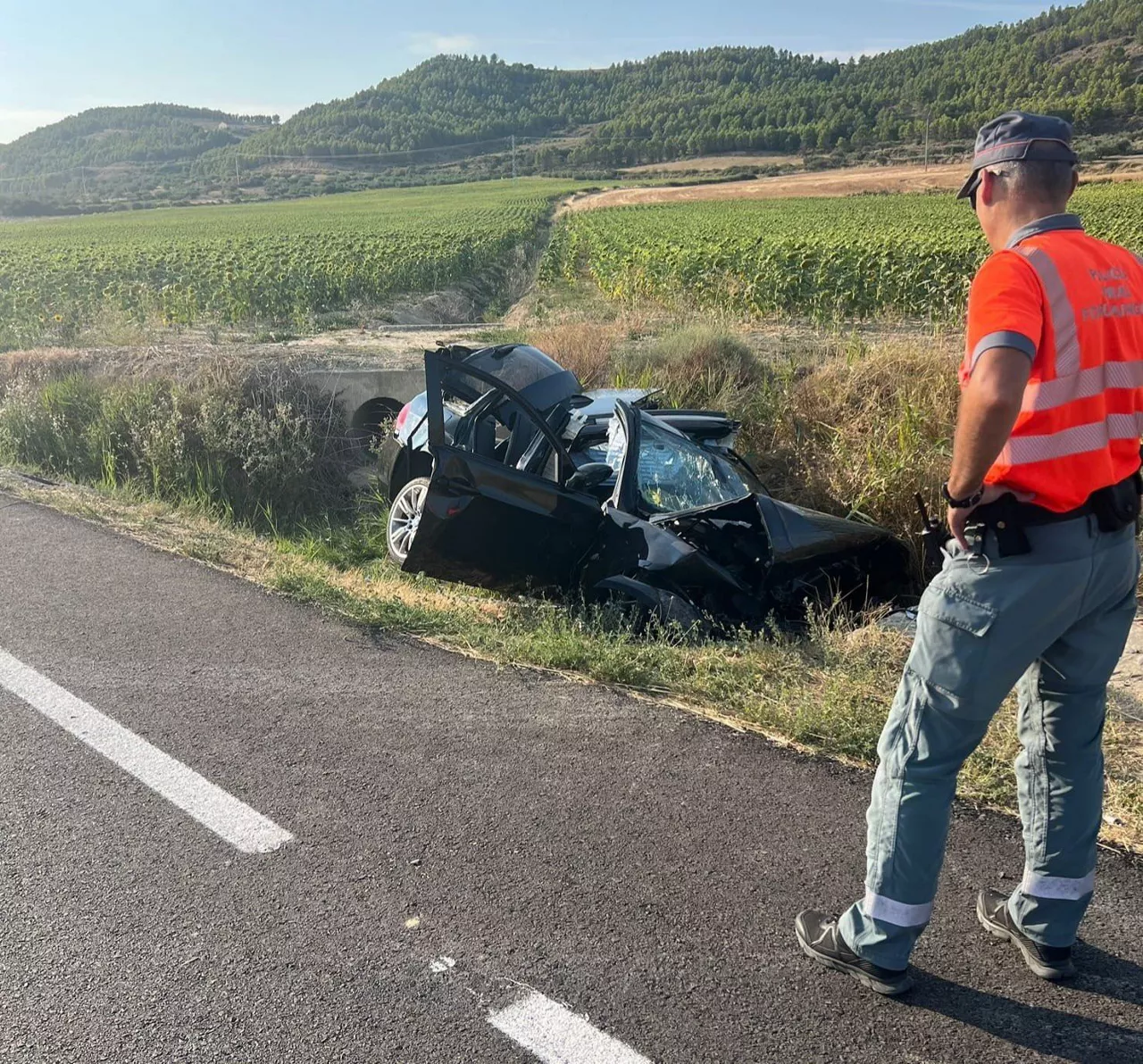 Aibar-accidente-navarra-policia-foral