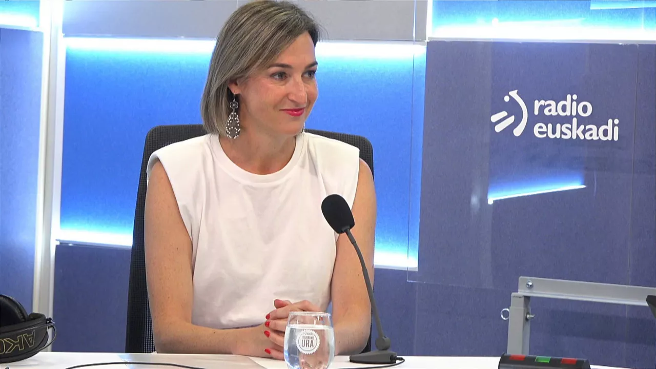 María Ubarretxena, portavoz del Gobierno Vasco.