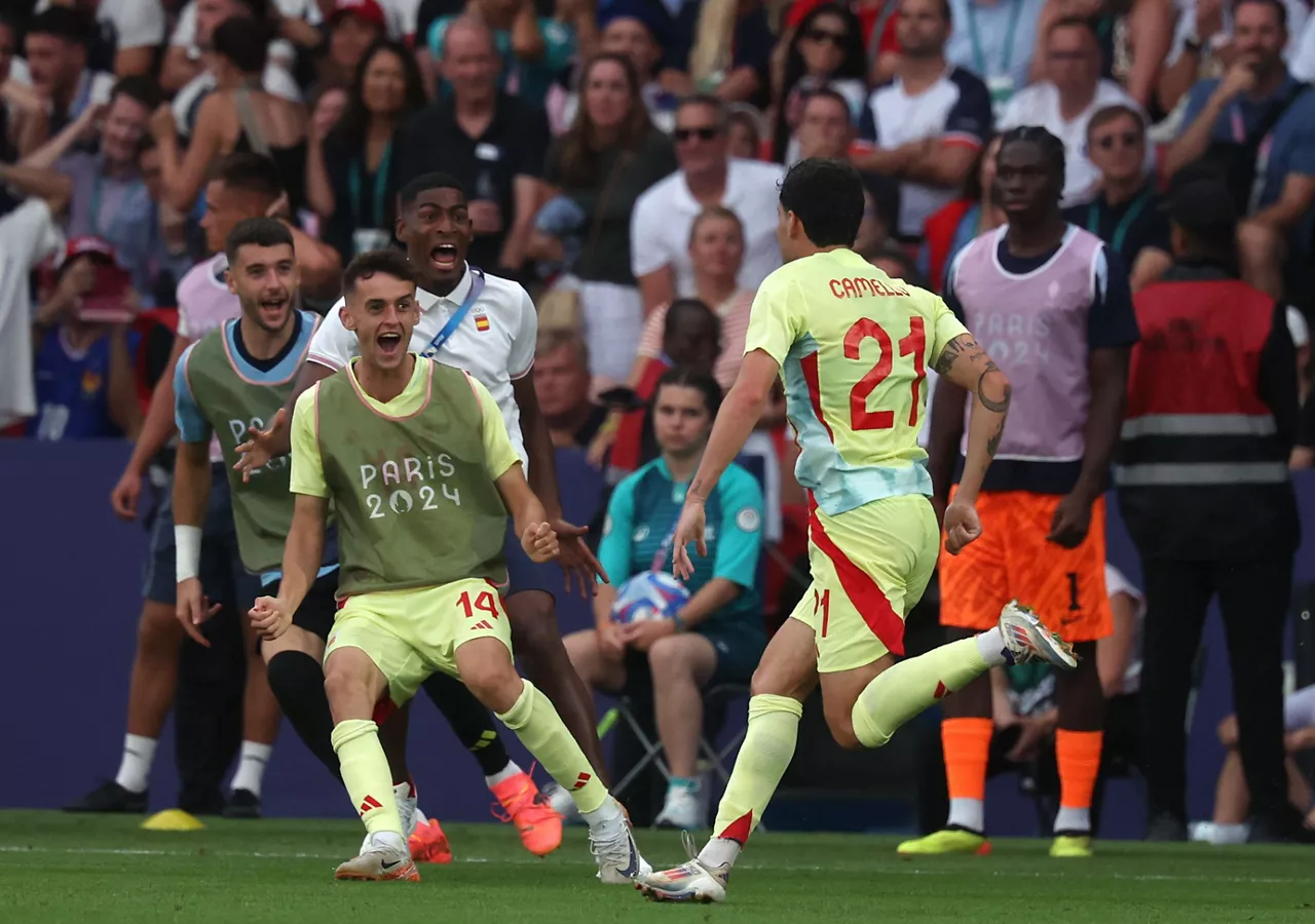 Aimar Oroz gola ospatzen. Argazkia: EFE