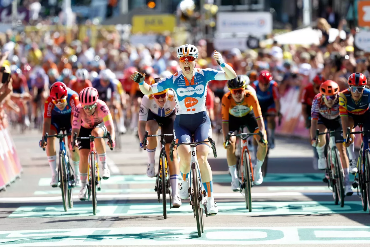 Charlotte Koolek eskuratu du garaipena, Hagan, lehenengo etapan. Argazkia: EFE.