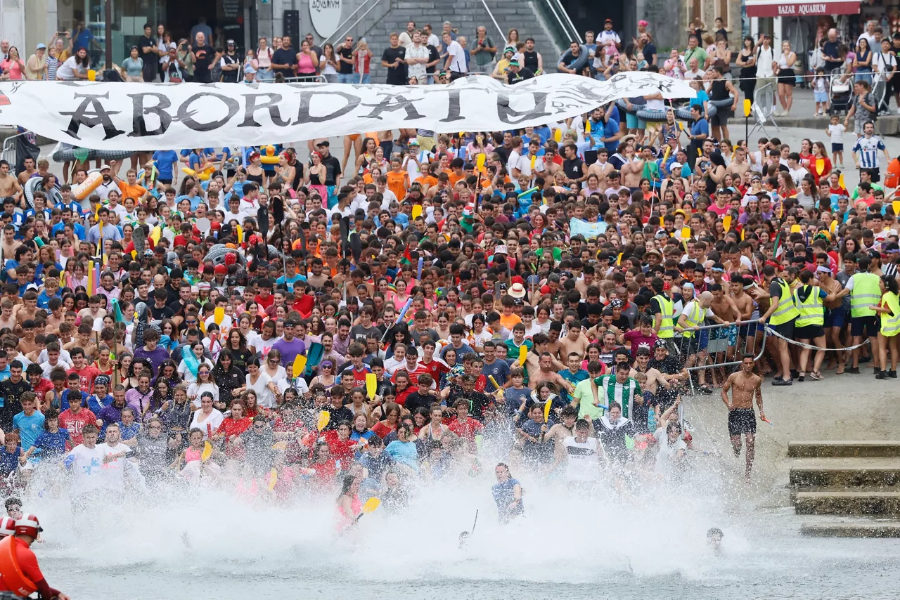 abordaje pirata donosti