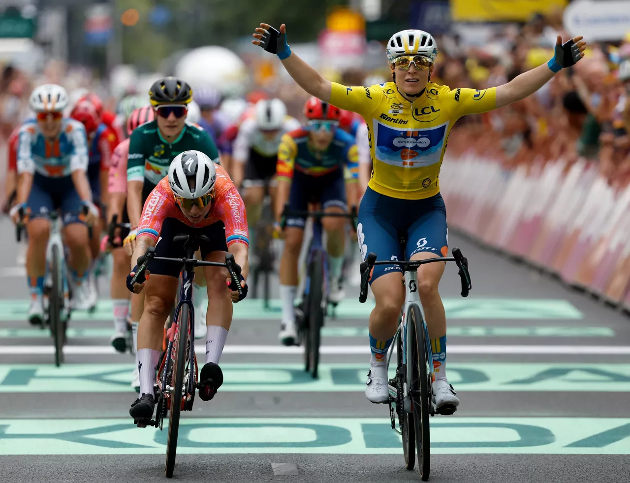 Charlotte Koolek Frantziako Tourreko bigarren garaipena eskuratu du. Argazkia: EFE