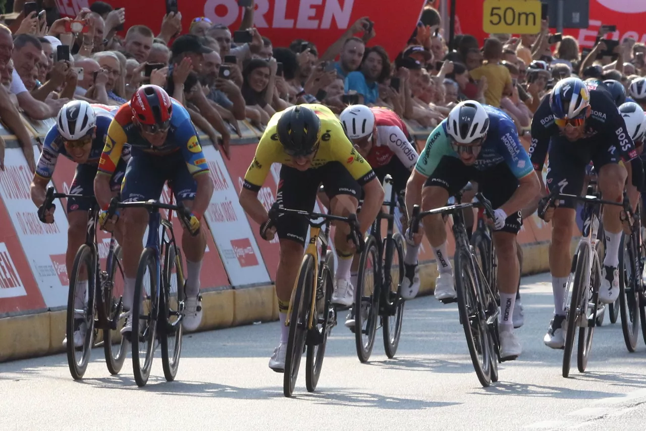 Olav Kooij, garaile esprintean. Argazkia: EFE