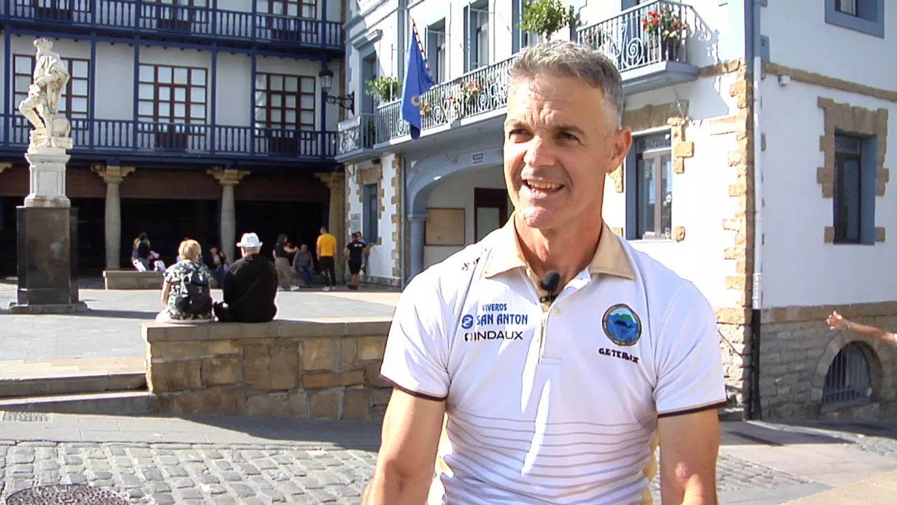 Jon Larrañaga Getariako entrenatzailea