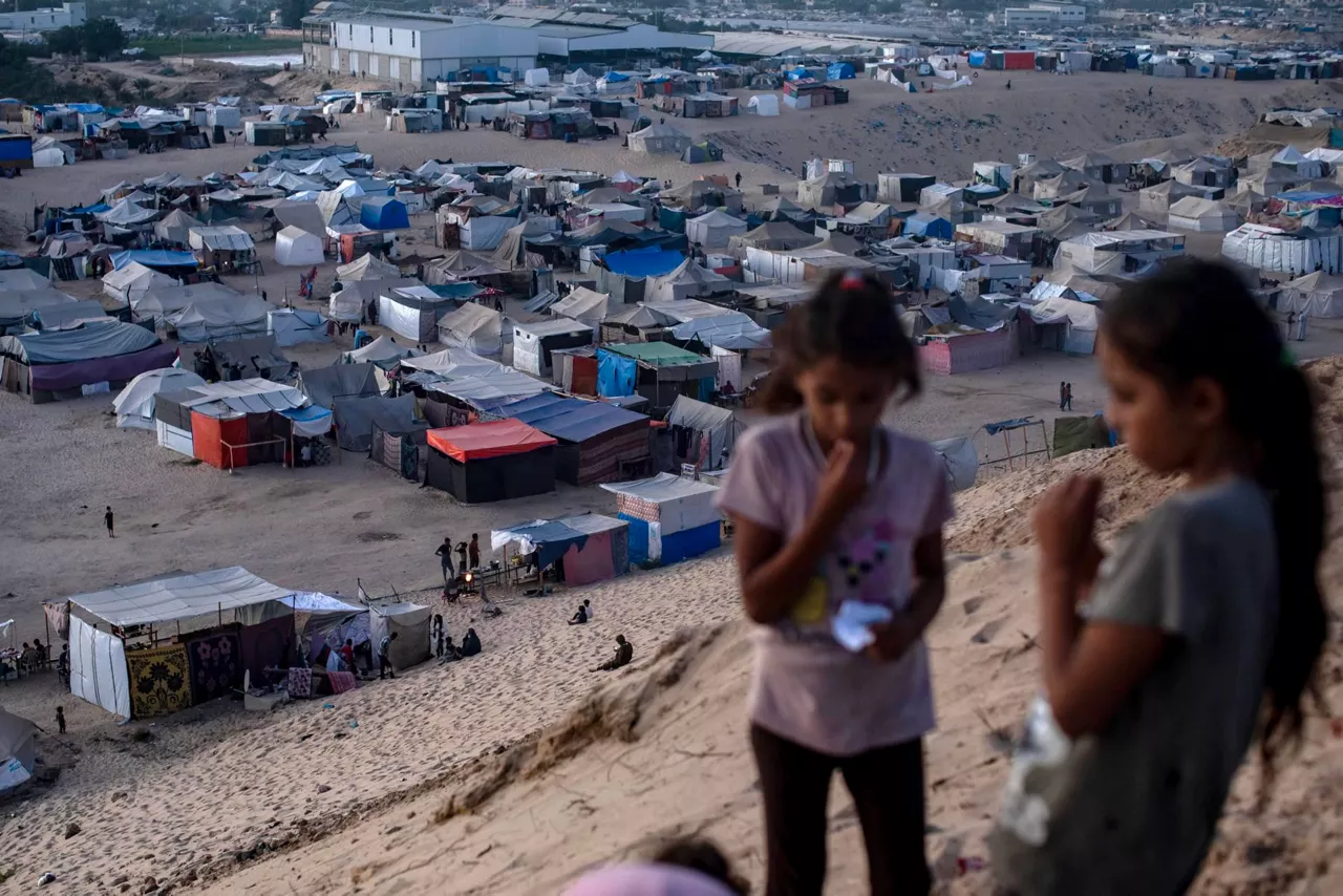 palestinas-desplazadas-gaza-khan-yunis refugiadas israel-efe