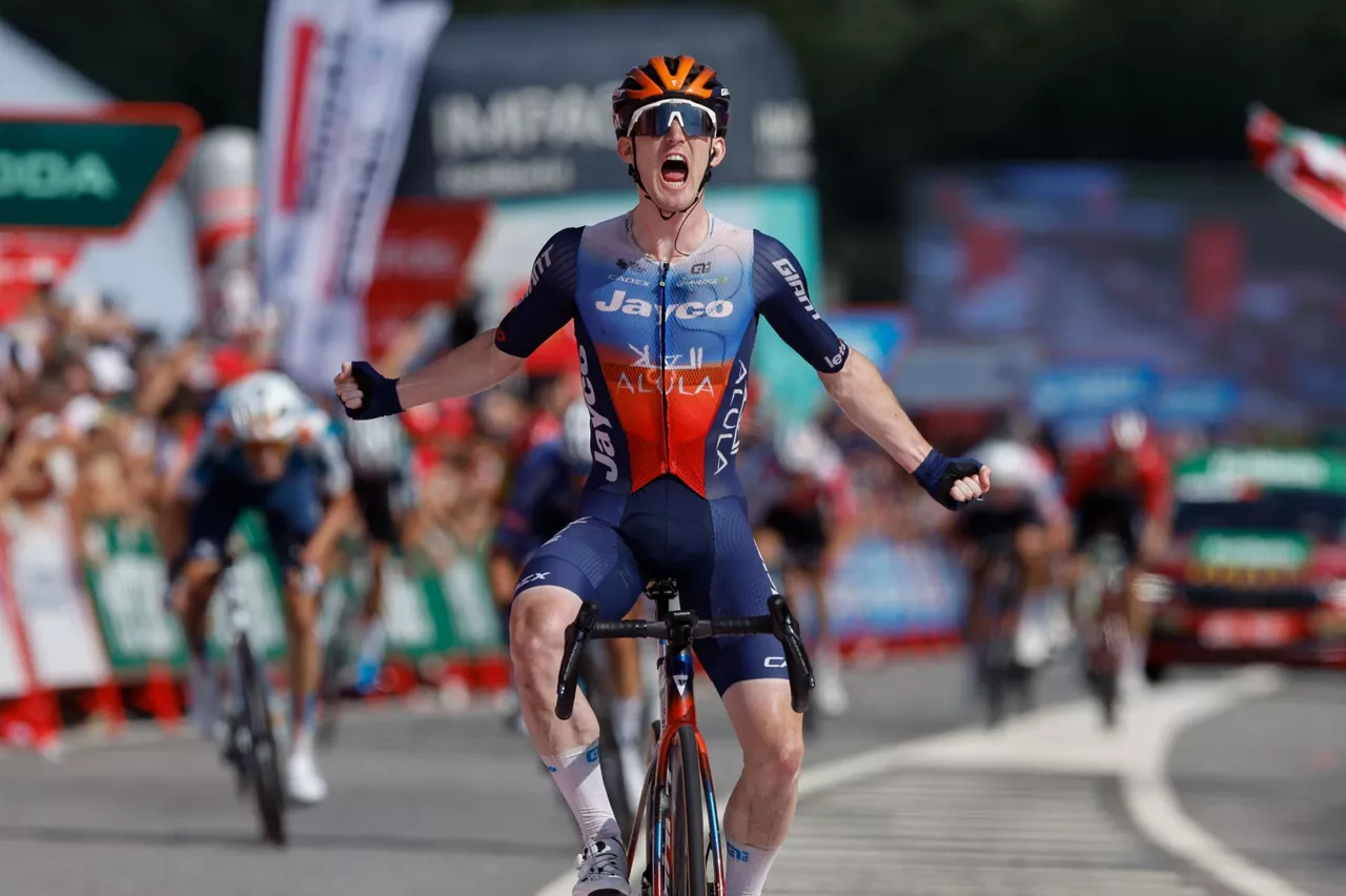 Edie Dunbarrek garaipen bikaina eskuratu du, etapan. Argazkia: EFE.