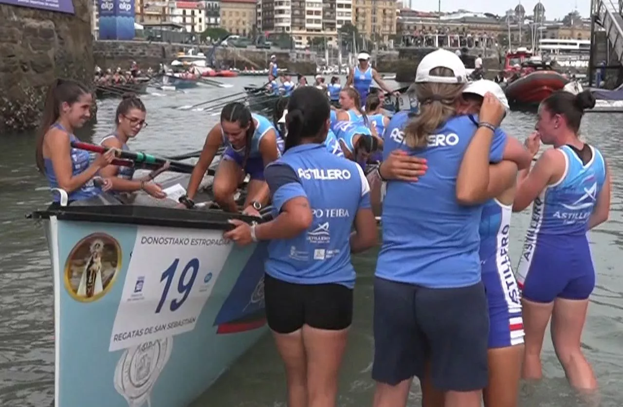 Laugarren postua Astillerok lortu du, eta igandean Kontxan izango dira berriro. Argazkia: EITB Media.