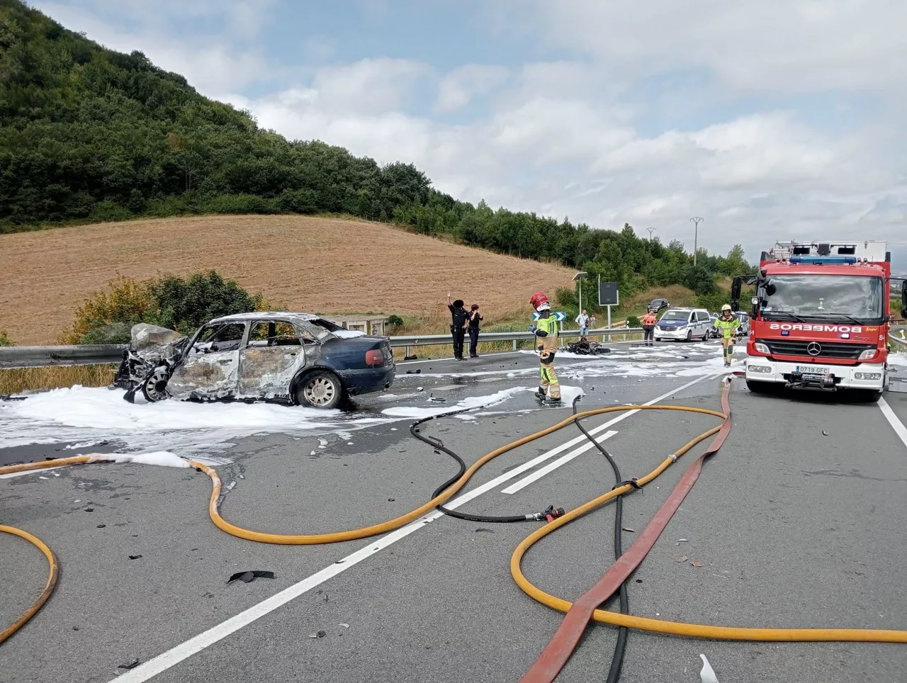 accidente istripua alegría dulantzi  @Bomberos_VG
