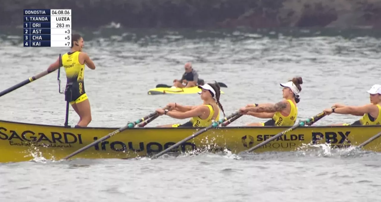 Orio lehen txandan ibili da, eta bigarren postua eskuratu du lehenengo jardunaldian. Argazkia: EITB Media.