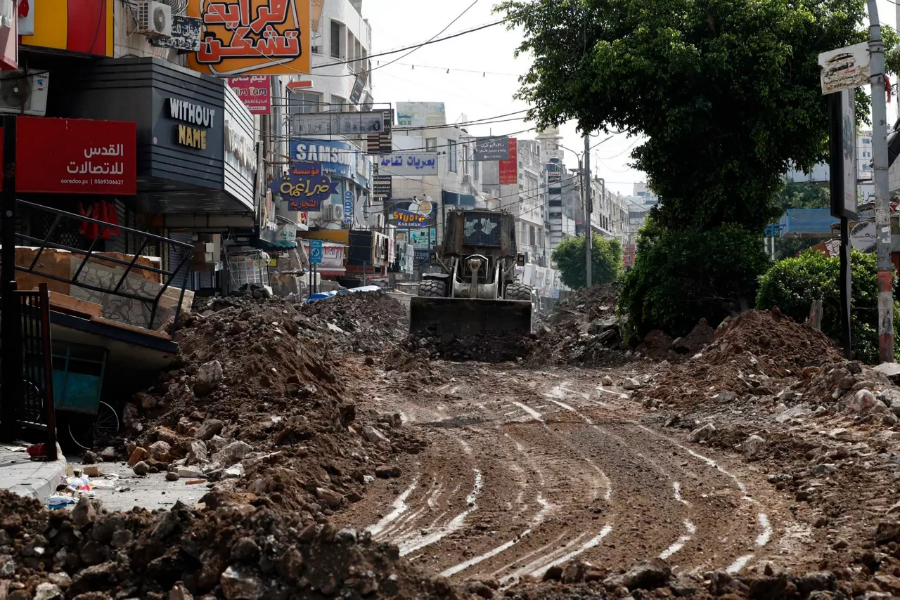 Cisjordania Yenin israel bulldozer efe2