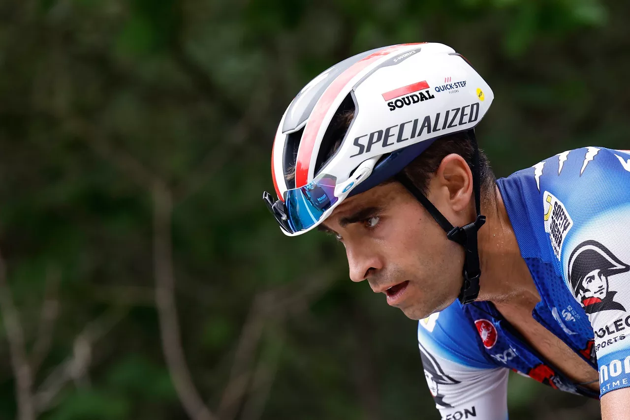 Foto de archivo de Mikel Landa, en la Vuelta 2024. EFE