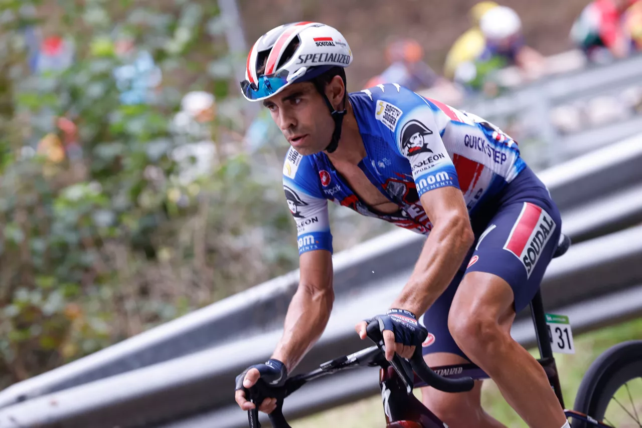 Mikel Landa, en la Vuelta a España de 2024. Foto: EFE.