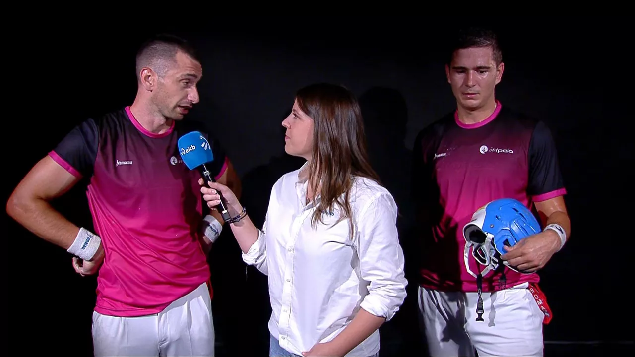 Iker Gordon eta Roman Maldonado, partida ostean