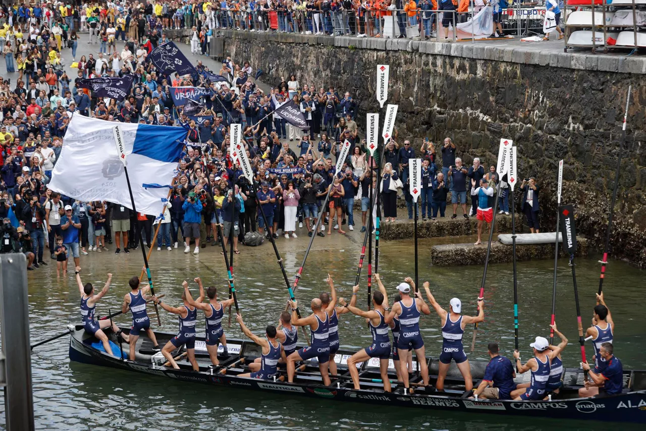 Foto de archivo de la Bandera de la Concha 2024. EFE