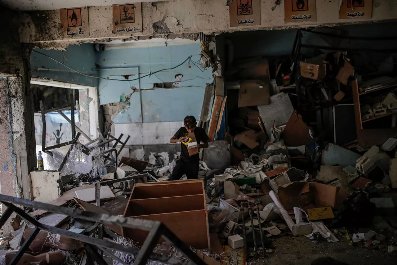 Gaza-Nuseirat-eskola-UNRWA-EFE
