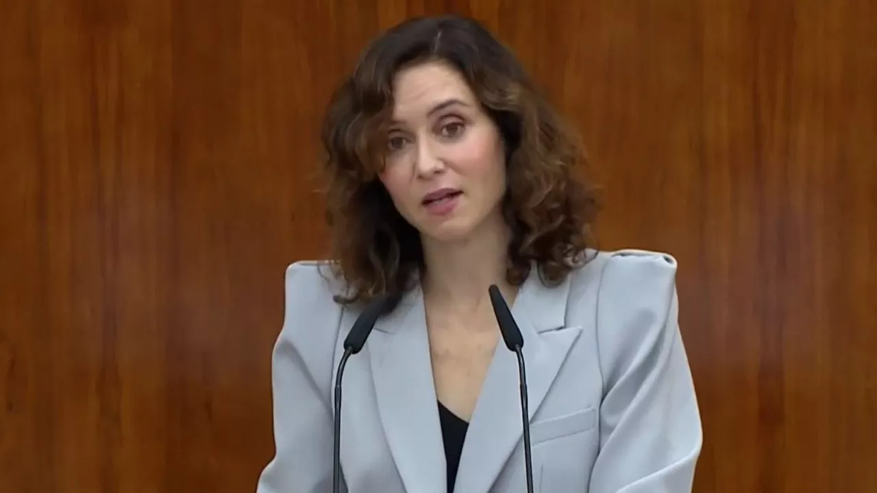 La presidenta de la Comunidad de Madrid, Isabel Díaz Ayuso 