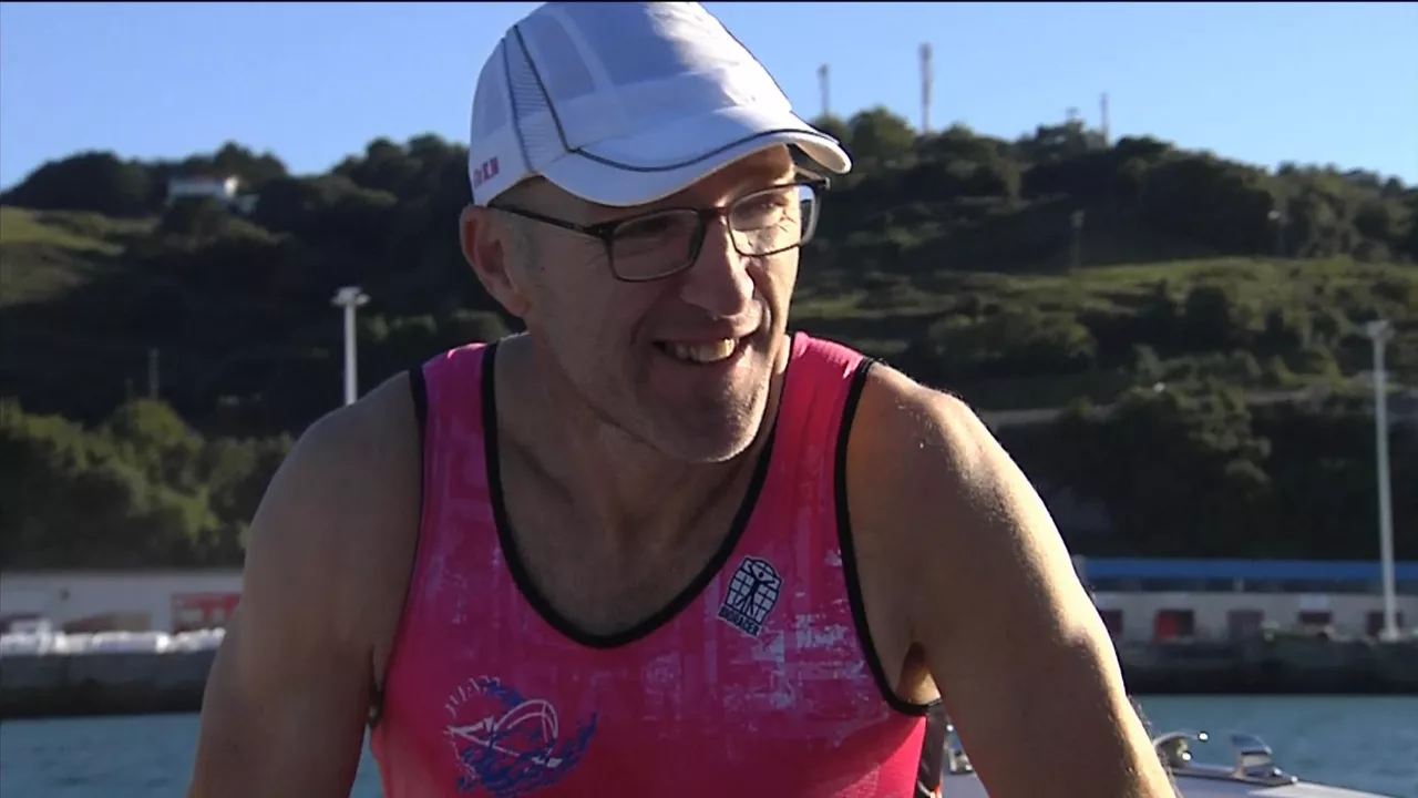 Joseba Fernandez, San Juaneko patroia eta arraunlaria. EITB Media