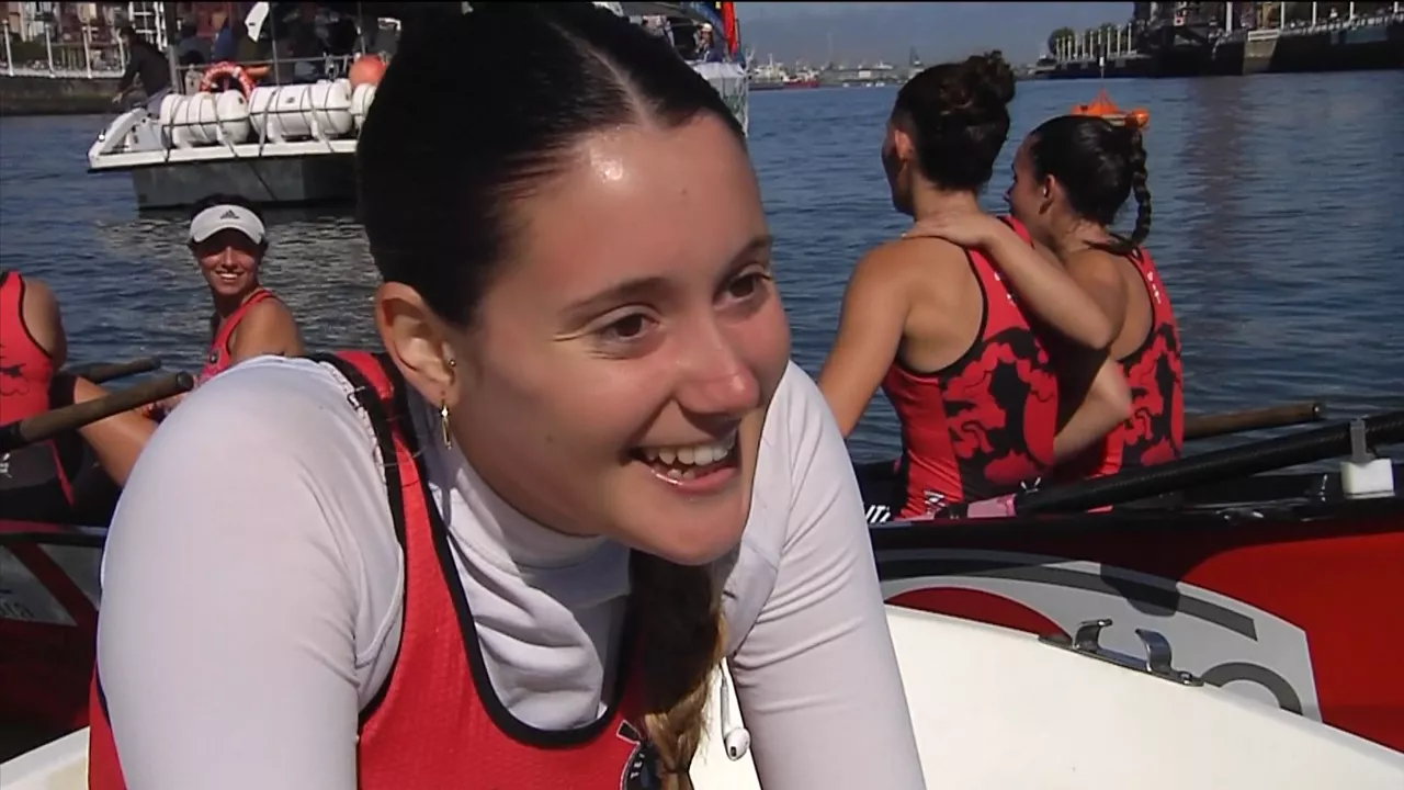 Naroa Goikoetxea, Zumaiako patroia. EITB Media