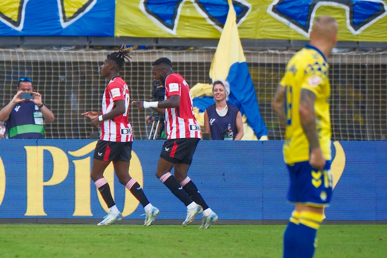 Nico Williams e Iñaki Williams Las Palmas vs Athletic