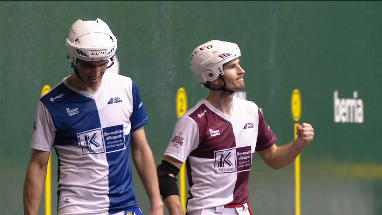 Javier Urriza eta Imanol Ansa, partida amaituta. EITB Media