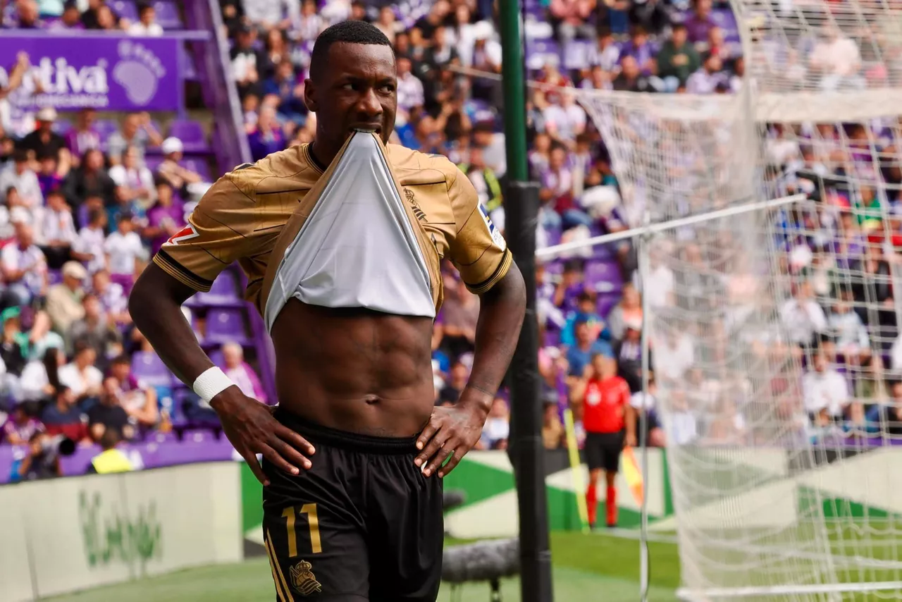 Sheraldo Becker, Valladoliden aurkako partidan. Argazkia: EFE