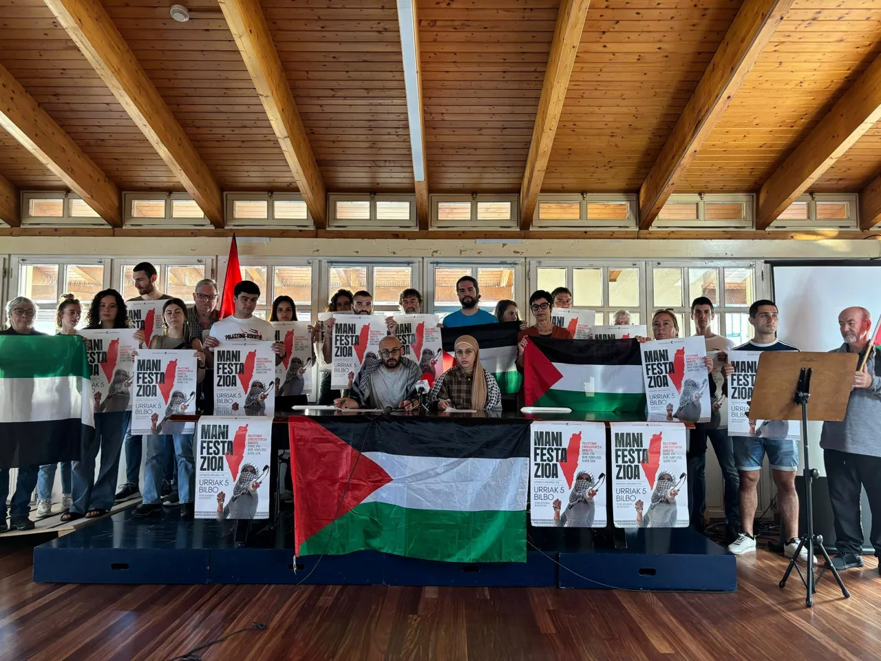 Palestinarekin-Elkartasuna-manifestación-bilbao