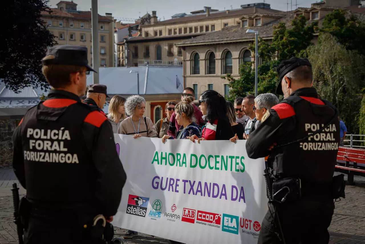 hezkuntza-nafarroa-sindikatuak huelga greba-foruzaingoa-efe
