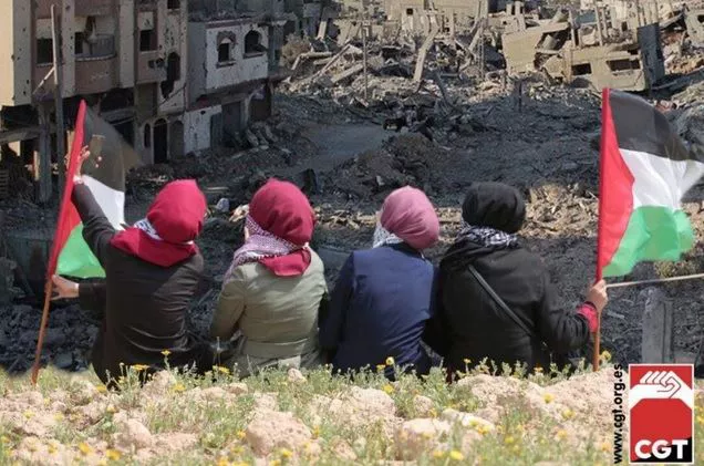 greba orokorra irailak 27 kartela-palestina-cgt