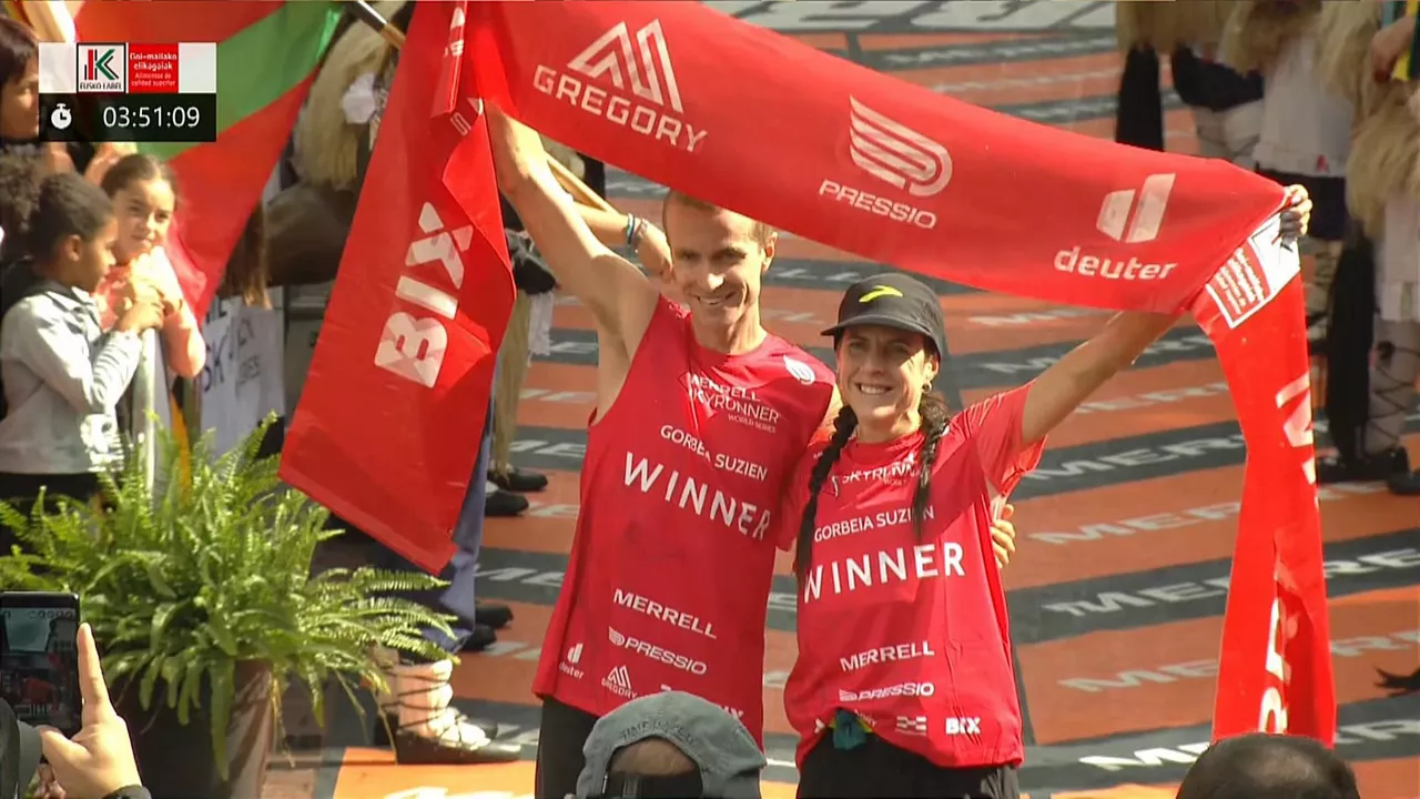 Gorbeia Suzien irabazleak Julia Font eta Luca del Pero