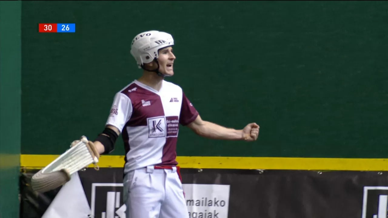 Imanol Ansa, pozarren, erremonteko finala irabazita. EITB Media