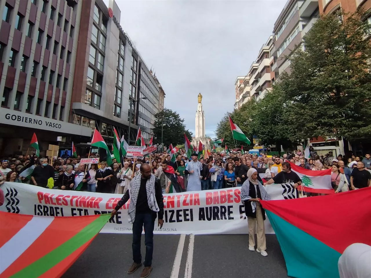 palestina-manifestazioa-bilbo eitb