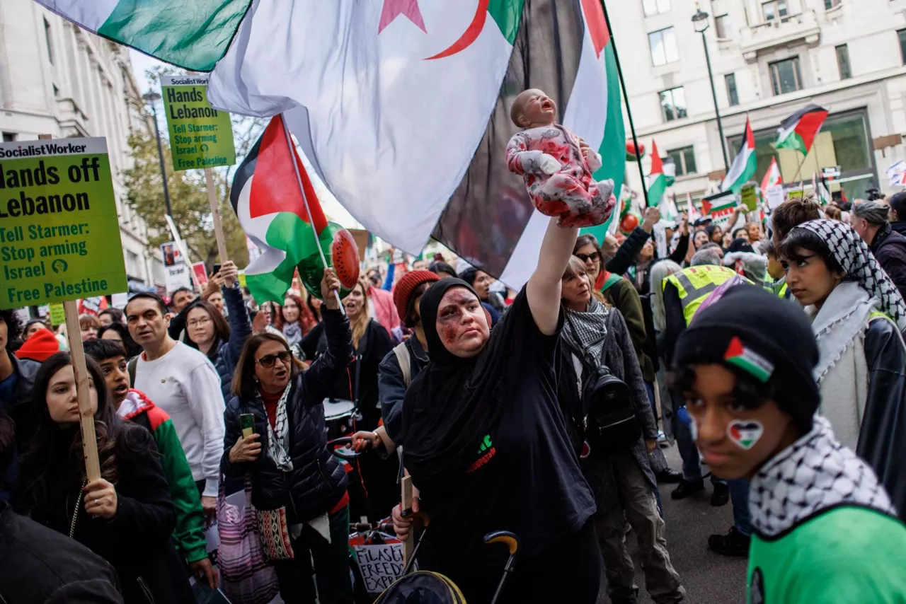 londres elkarretaratzea palestinaren alde