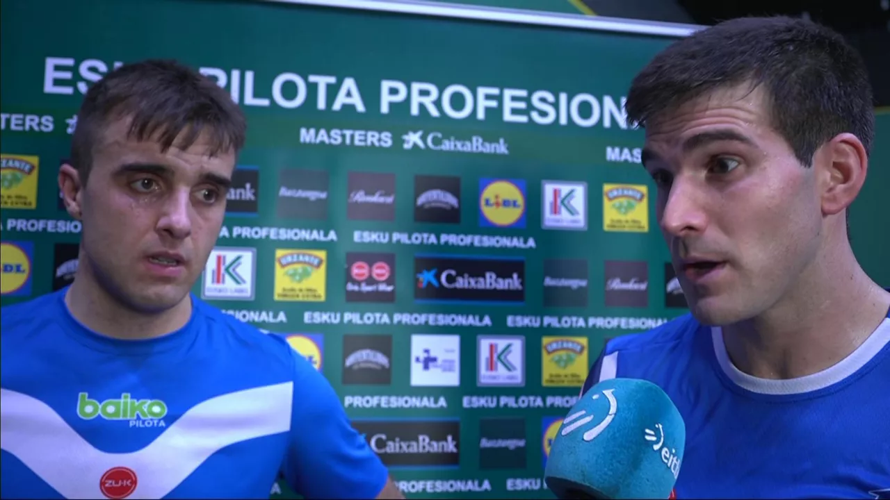 Jon Ander Peña eta Jose Javier Zabaleta.