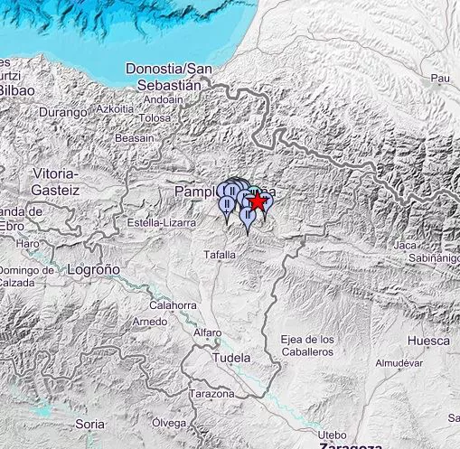 terremoto-navarra- Instituto Geográfico Nacional (IGN)