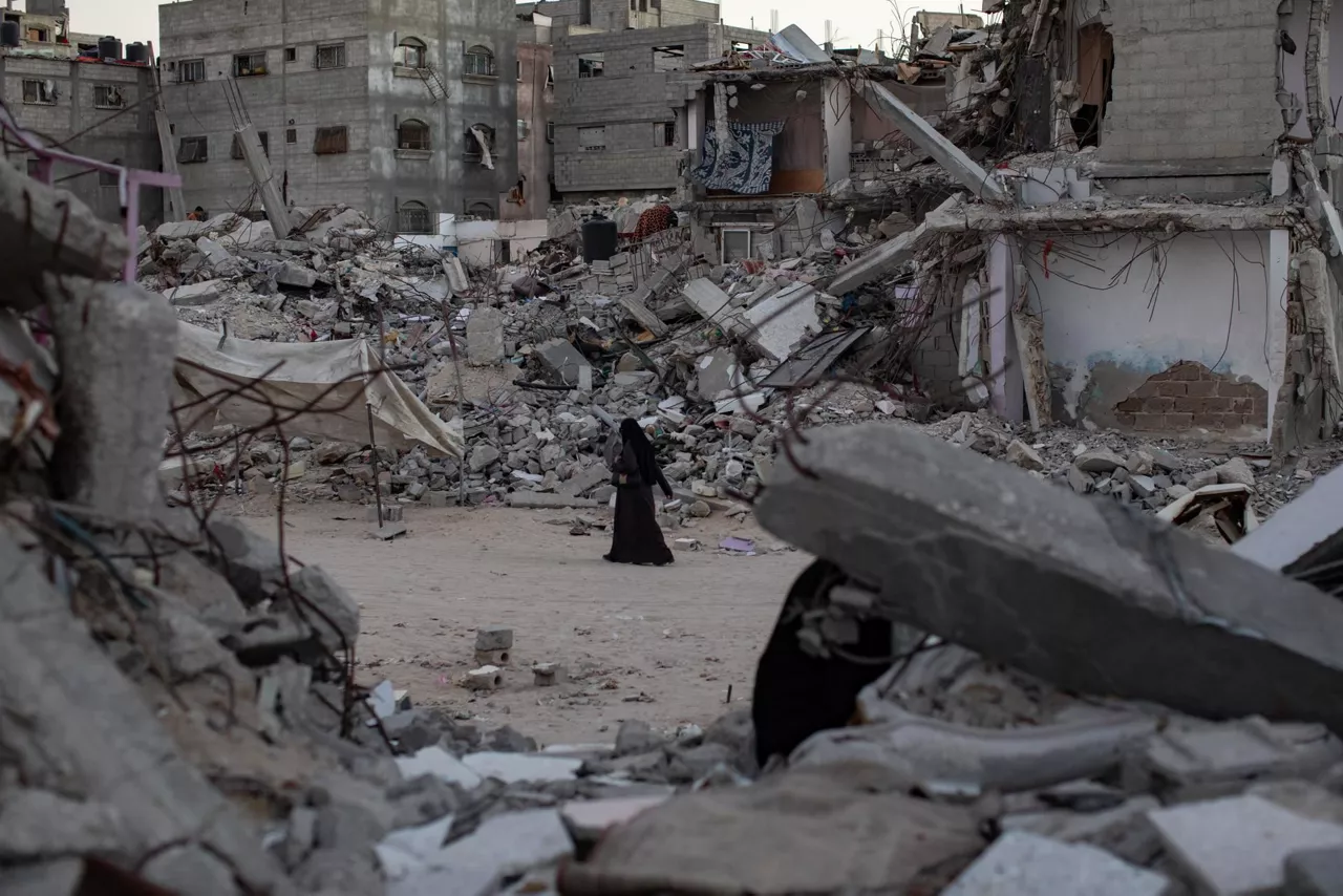 Destruccion en Khan Yunis, Gaza