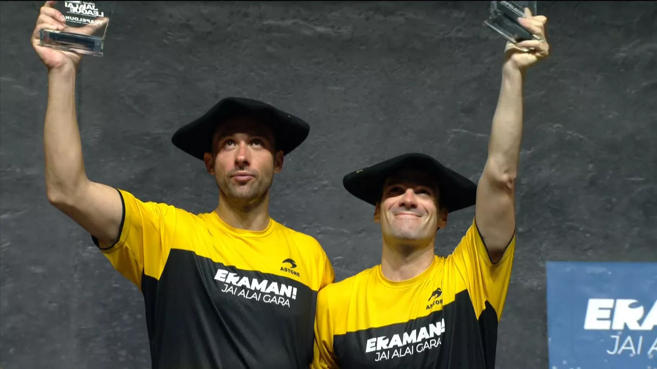 Barandika eta Lopez, Jai Alai Ligako txapeldunak