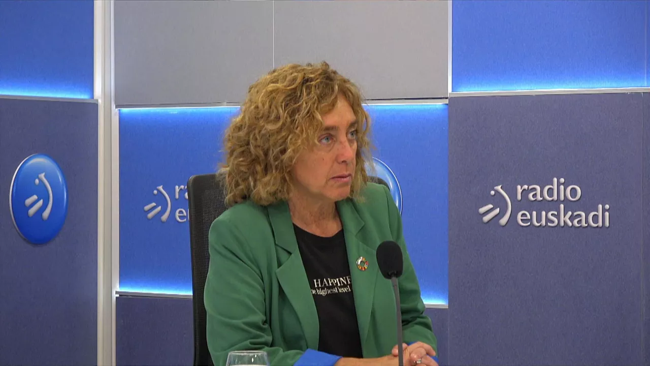 Susana García Chueca, consejera de Movilidad Sostenible del Gobierno Vasco.