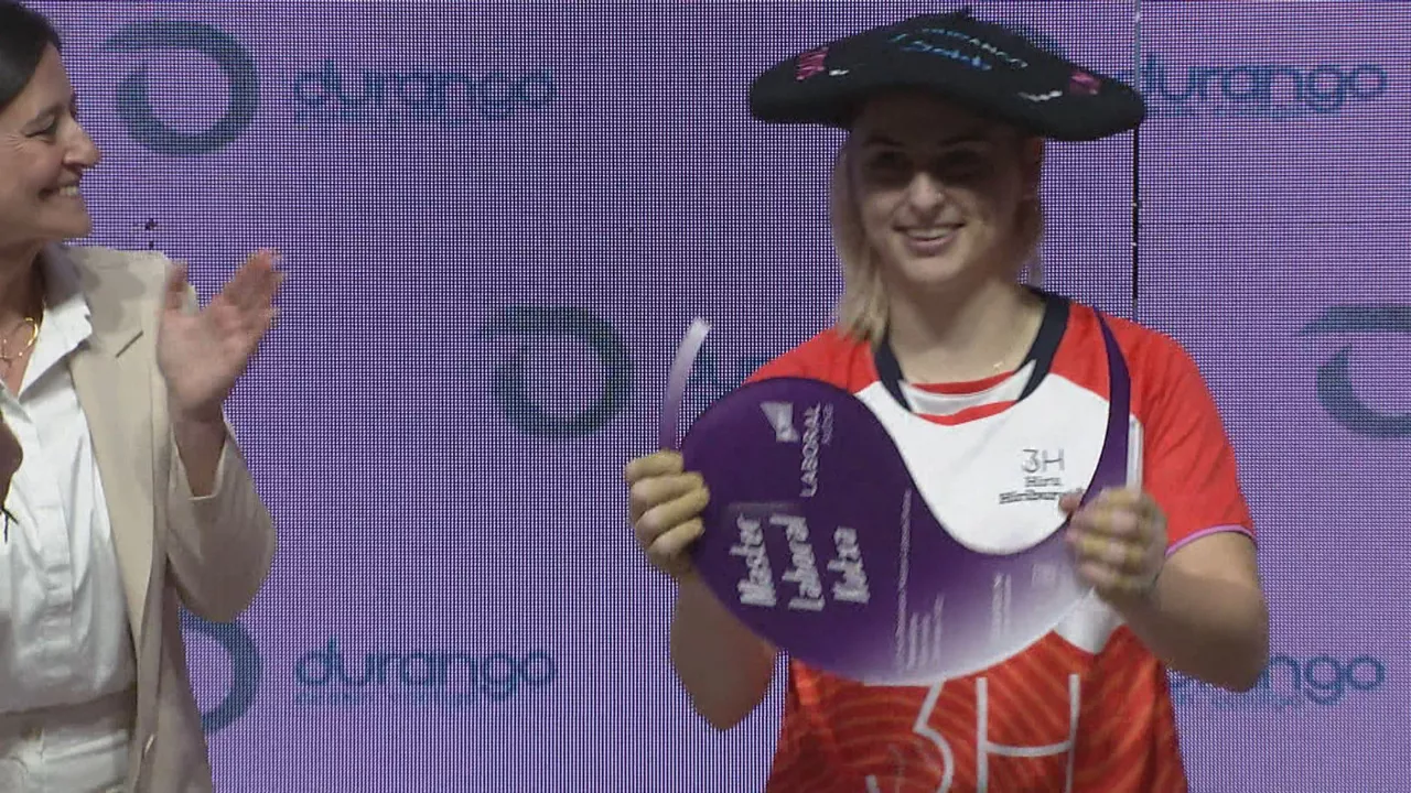 Amaia Aldai, actual campeona del cuatro y medio